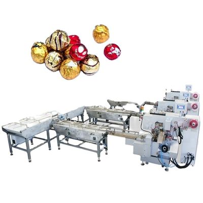 260pcs/min Tresor Dore Tipo de papel de aluminio Embalaje máquina de chocolate 1600KG Peso