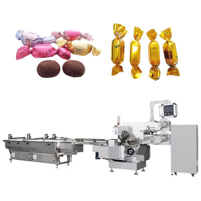 Máquina de embalaje automática de caramelos de chocolate de doble giro