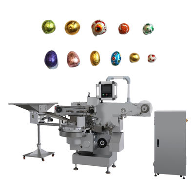 Función principal cepillado esférico 300-500ppm máquina automática de embalaje de huevos de chocolate