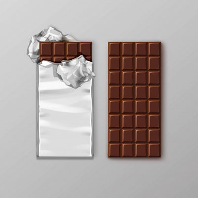 Máquina de embalaje de barras de chocolate totalmente automática con función de pegamento