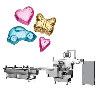 Máquina de embalaje de papel en forma de corazón para el chocolate