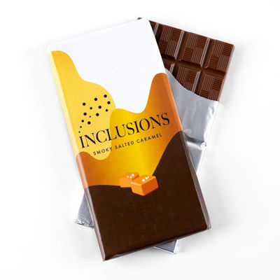 Máquina de embalaje de envoltura plegable de barras de chocolate de alta velocidad personalizada con suministro de aire de 0.6Mpa