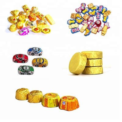 Máquina de embalaje de galletas de papel de aluminio para caramelos Función principal Embalaje de chocolate
