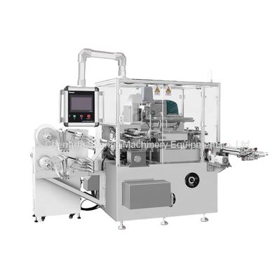 Línea de embalaje Máquina de embalaje de barras de chocolate/comprimidos plegables con sellado térmico y pegamento