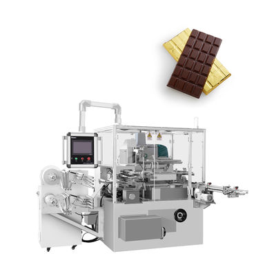 Máquina de embalaje de barras de chocolate/comprimidos plegables de doble capa con capacidad de 3000 kg