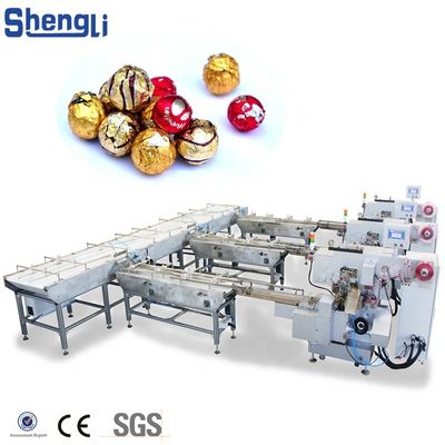precisión Máquinas de embalaje multifunción para wafer de chocolate Compuesto de cacahuete de bola