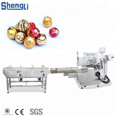 Máquina de embalaje multifunción para la línea de procesamiento de bolas de obleas de chocolate personalizadas