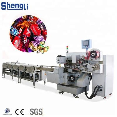 Máquina eléctrica de envasado de chocolate con doble giro para la línea de envasado de dulces
