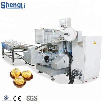 260pcs/min Tresor Dore Tipo de papel de aluminio Embalaje máquina de chocolate 1600KG Peso