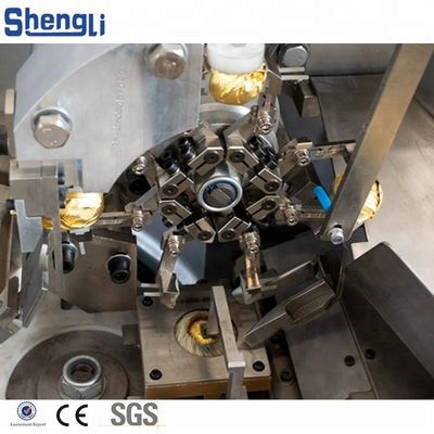 Máquina de embalaje automática para la línea de fabricación de bolas de wafer de chocolate totalmente automática