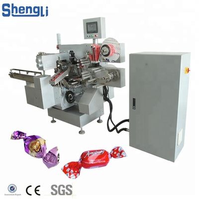 Máquina de embalaje automática de caramelos de chocolate de doble giro