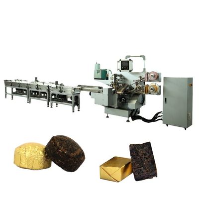 Función principal Plegado y pegado Máquina semiautomática de embalaje de papel para bloques de té