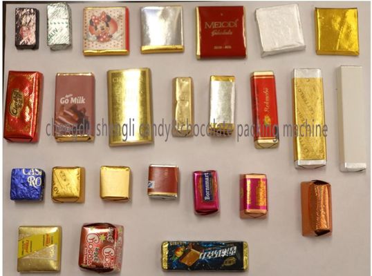 Máquinas de embalaje automático de chocolate doblado con accionamiento eléctrico perfectas para su negocio